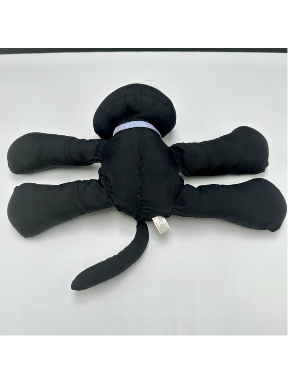 Vintage Halloween Stuffed Animal BLACK CAT Plush Nylon Toy 1993 Gibson Greetings - Picture 5 of 9